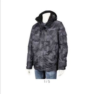 R-WAY Men's Snowboard Ski Jacket Coat w/ Beanie